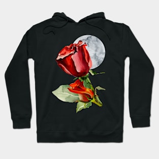 red rose Hoodie